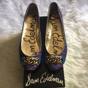 Sam Edelman Carmen Crocodile Ballet Flat